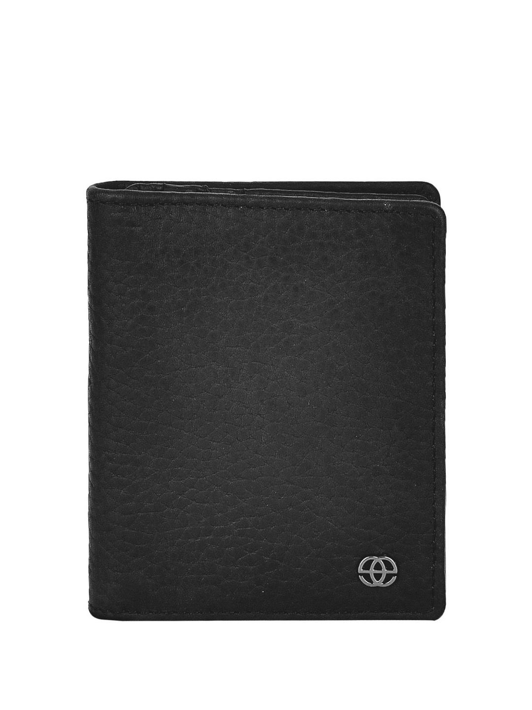 

Eske Men Textured Leather Card Holder, Black