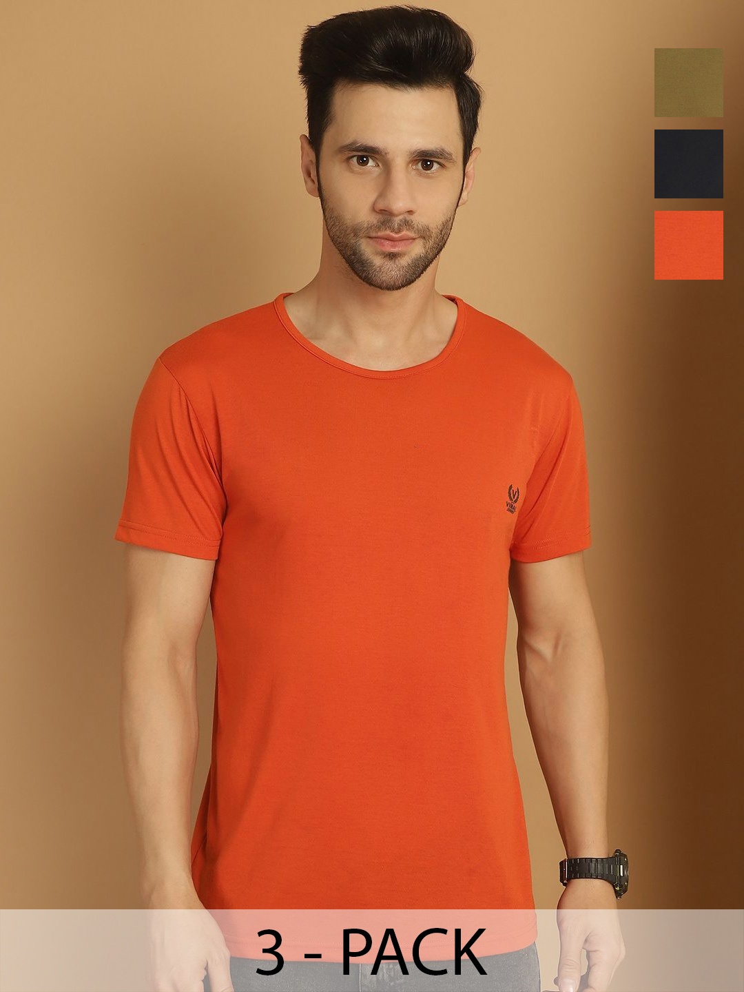 

VIMAL JONNEY Men 3 Pockets T-shirt, Multi