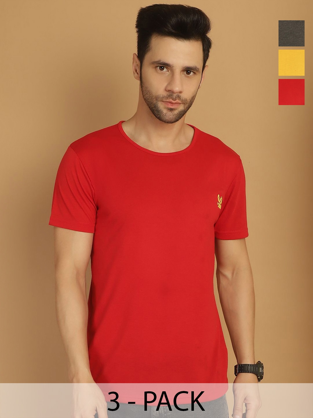 

VIMAL JONNEY Men 3 Pockets T-shirt, Multi