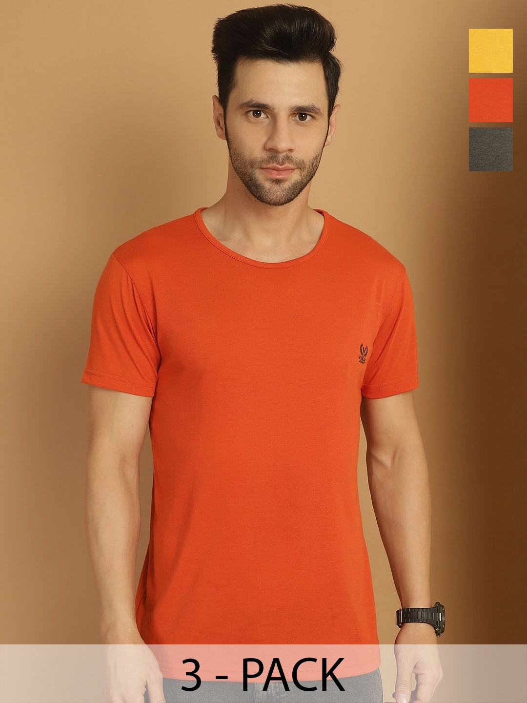 

VIMAL JONNEY Men 3 Pockets T-shirt, Multi