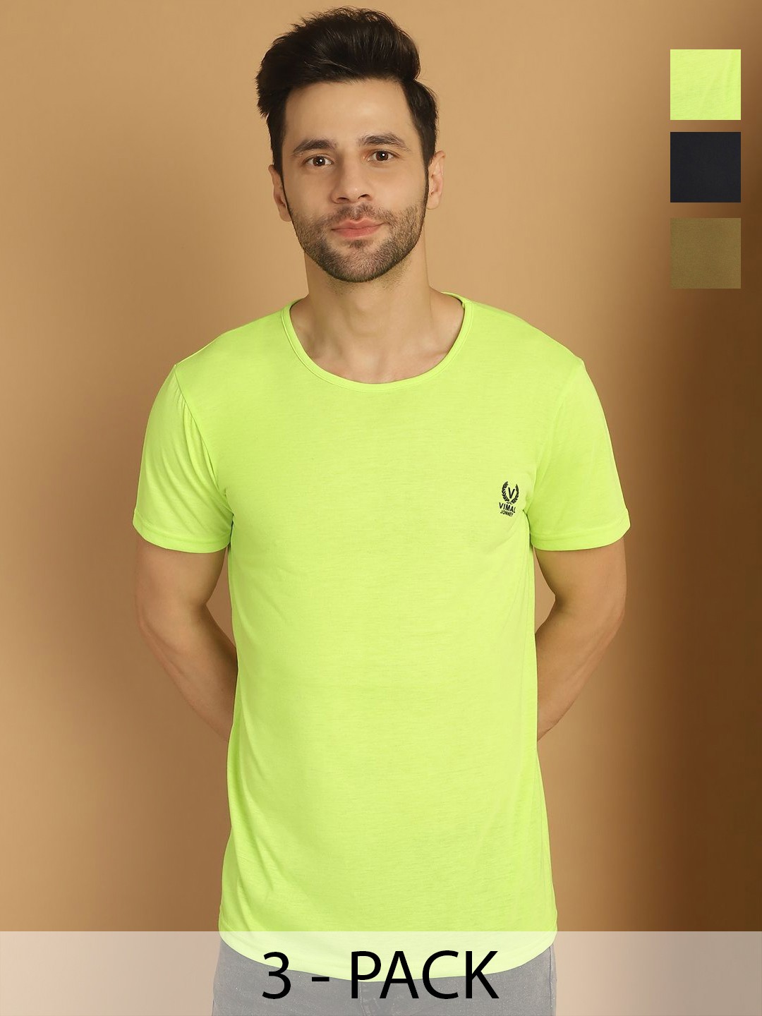 

VIMAL JONNEY Men 3 Pockets T-shirt, Multi