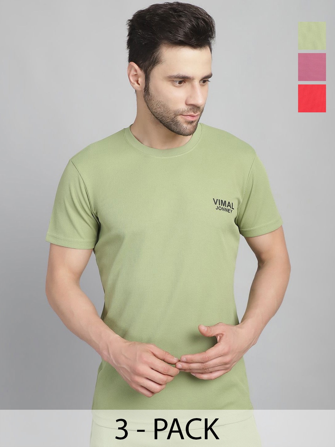 

VIMAL JONNEY Men 3 Pockets T-shirt, Multi