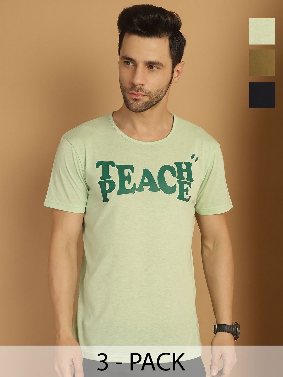 

VIMAL JONNEY Men 3 Printed Pockets T-shirt, Multi