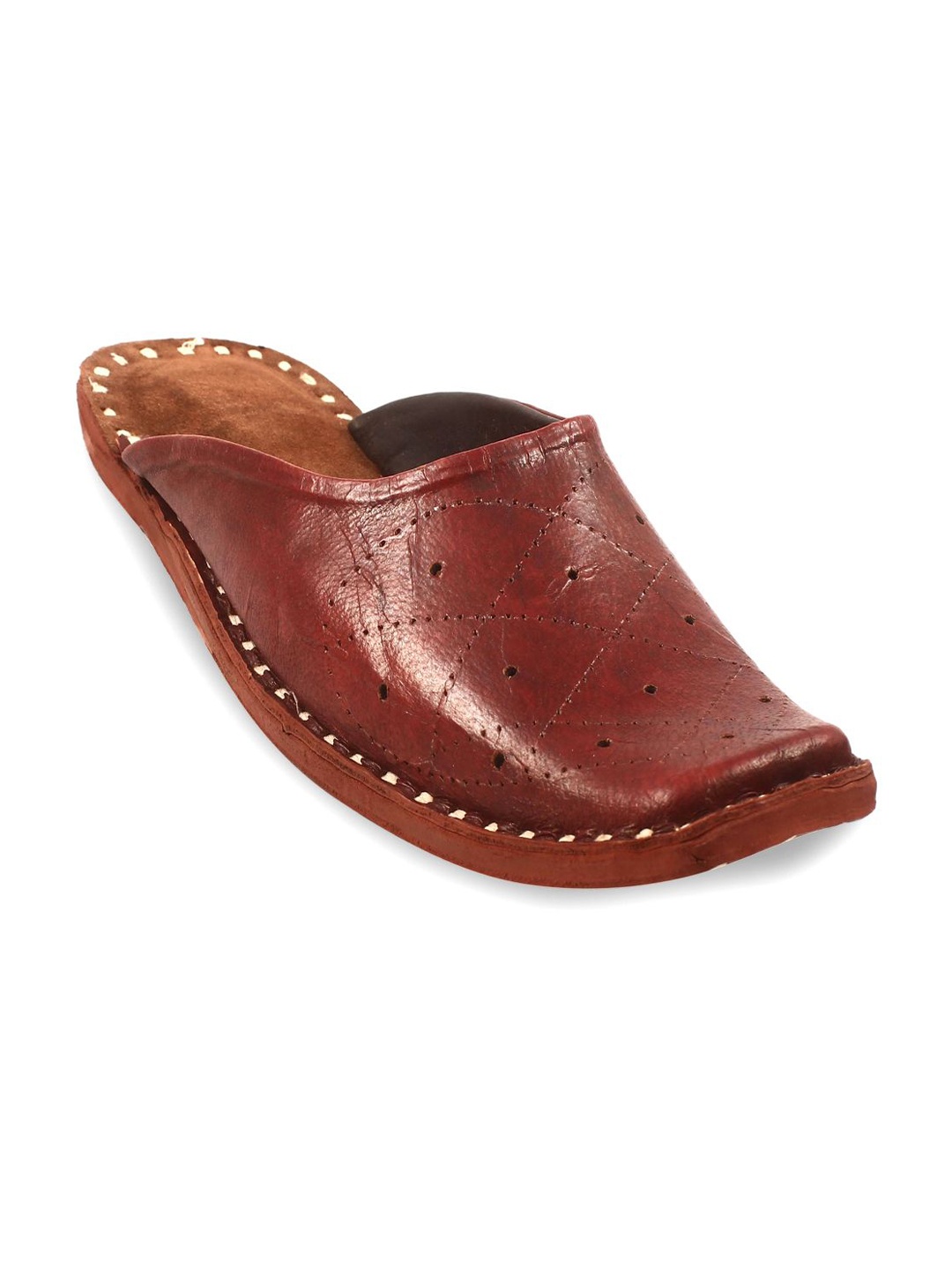 

Apratim Men Ethnic Mules Comfort Sandals, Brown