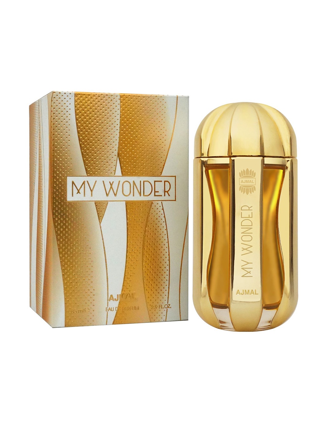 

Ajmal Women My Wonder Long Lasting Eau De Parfum - 85ml, Gold
