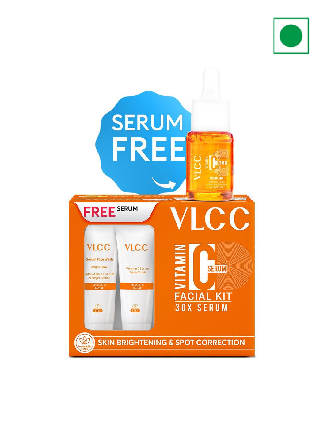 

VLCC Vitamin C Serum Facial Kit - 58g, White