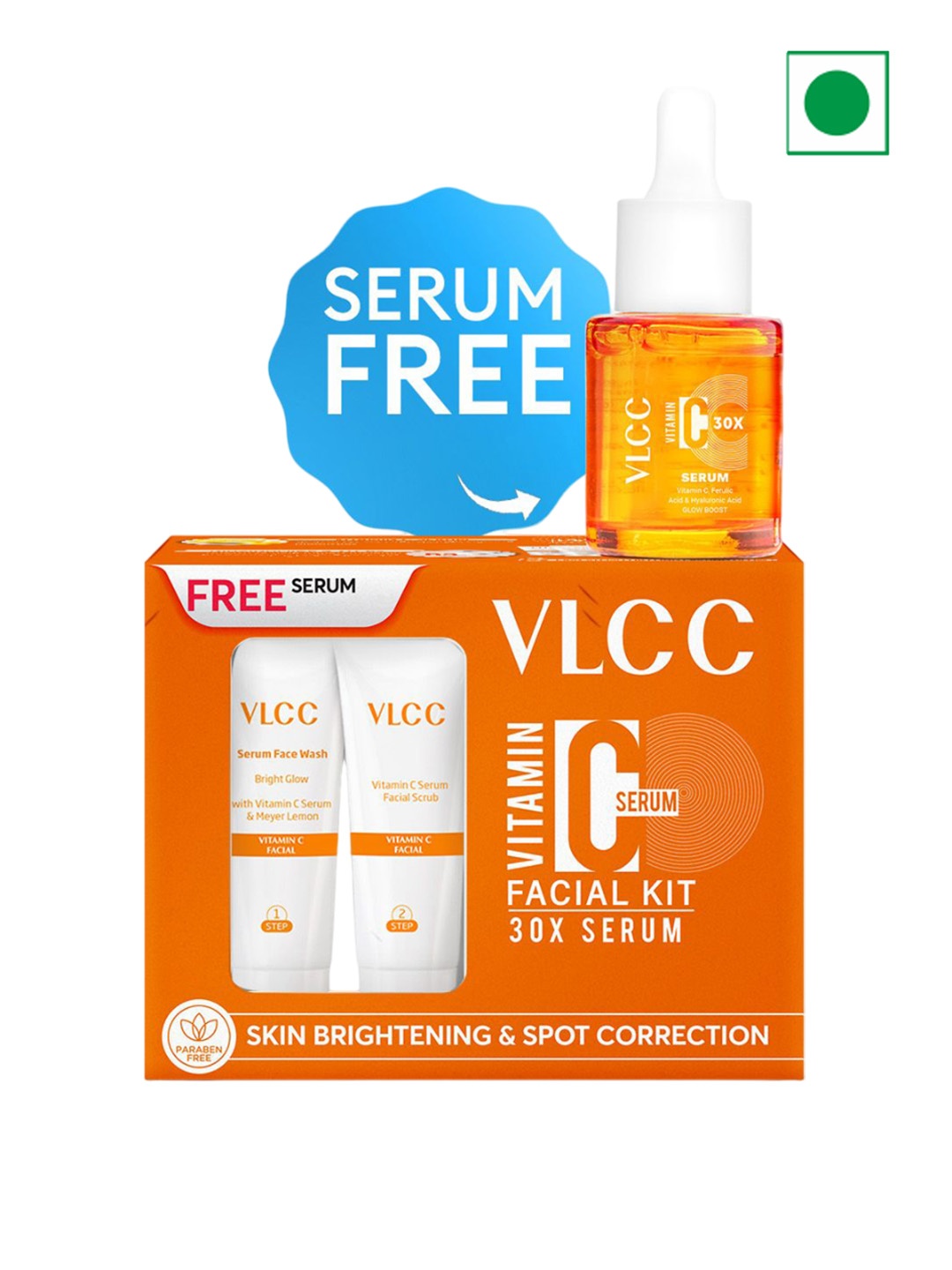 

VLCC Vitamin C Serum Facial Kit - 135g, Orange