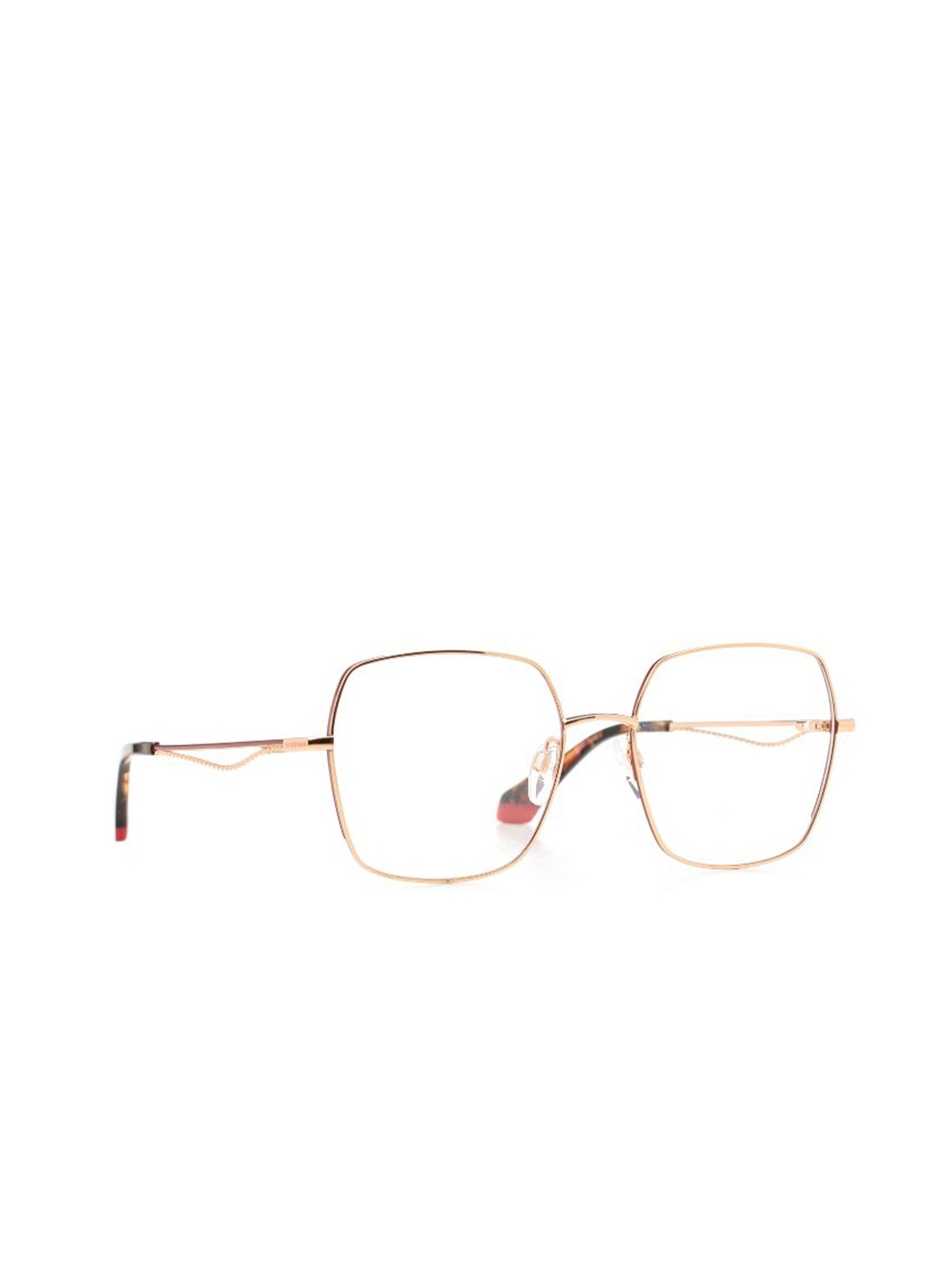

Ana Hickmann Women Full Rim Oversized Frames, Gold