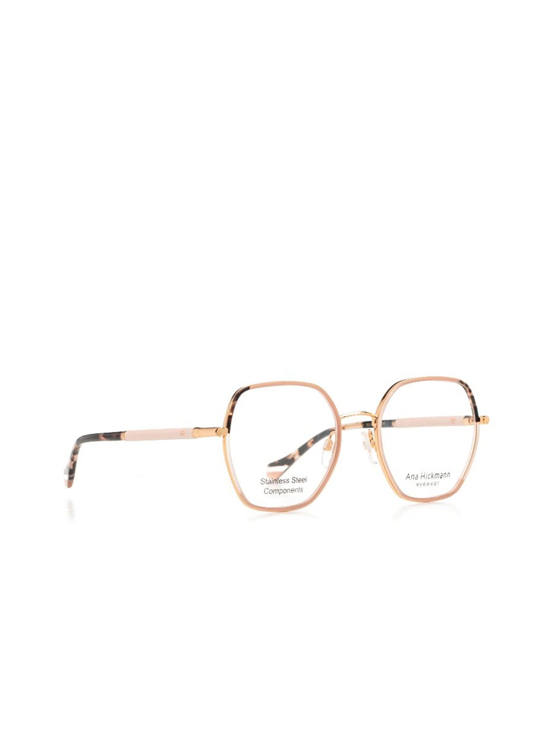 

Ana Hickmann Women Full Rim Oversized Frames, Gold