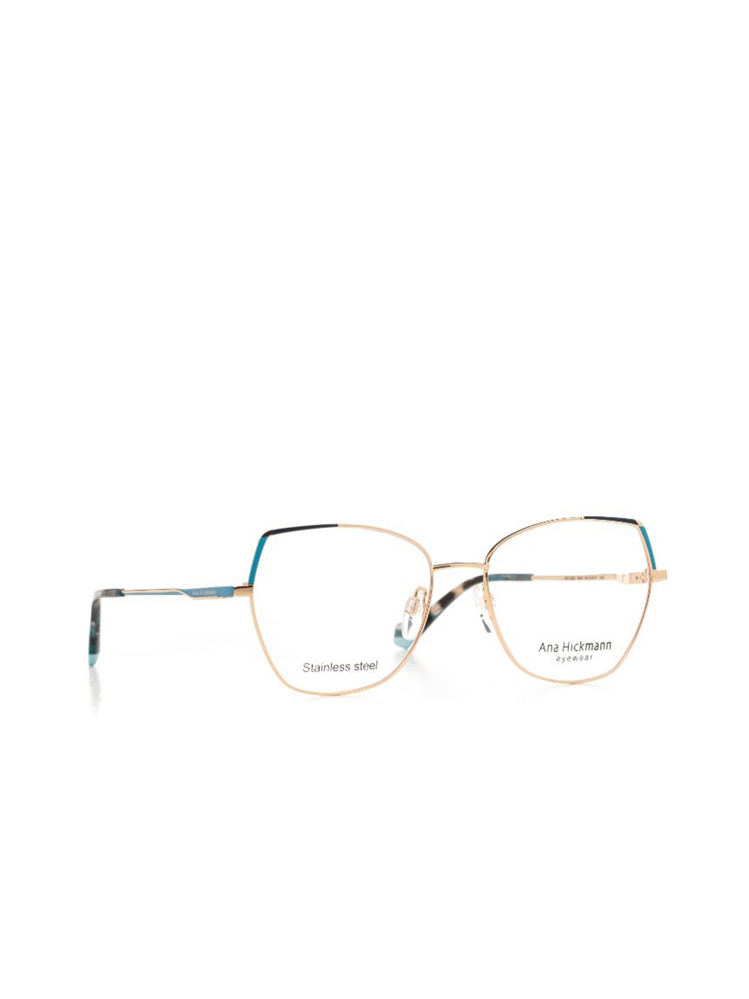 Ana Hickmann Women Abstract Full Rim Oversized Frames, White