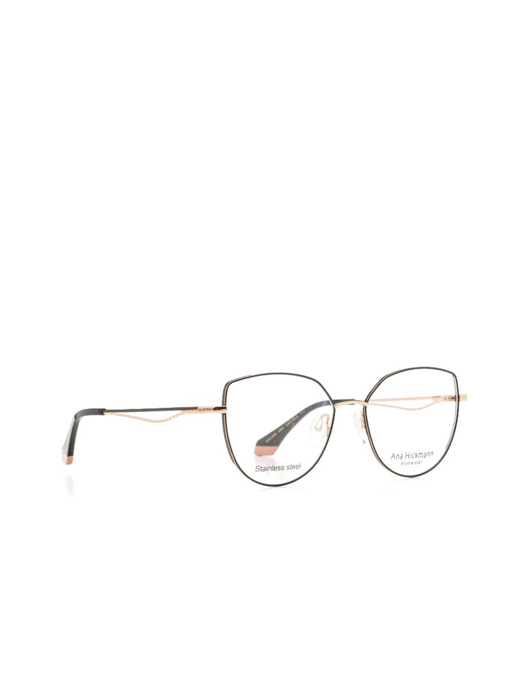

Ana Hickmann Women Full Rim Cateye Frames, Brown