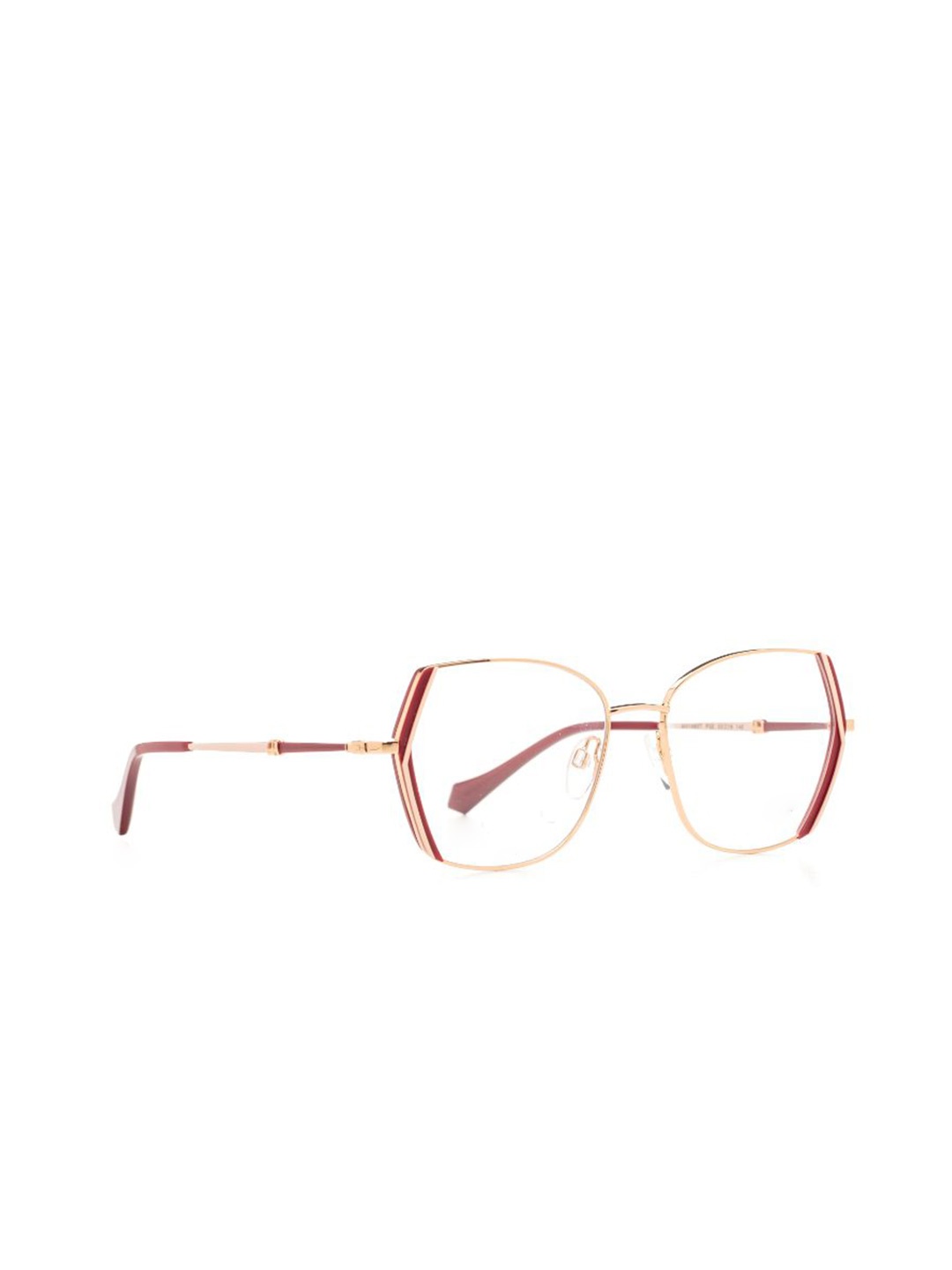 

Ana Hickmann Women Full Rim Oversized Frames, Gold