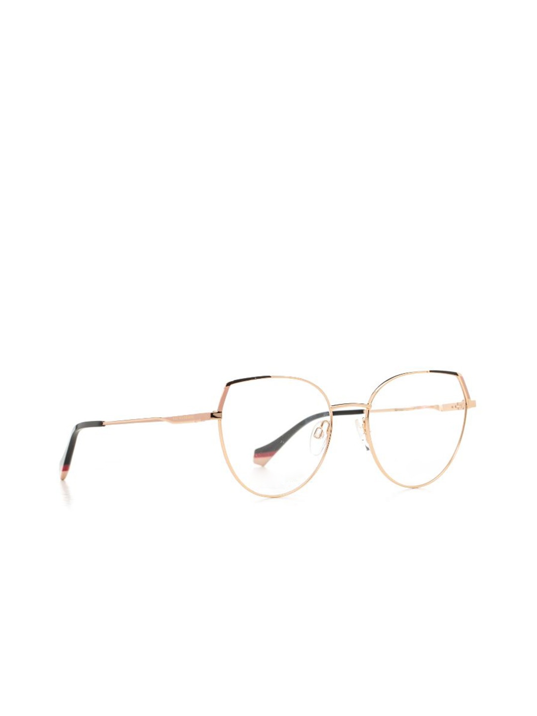 

Ana Hickmann Women Full Rim Oversized Frames, Gold
