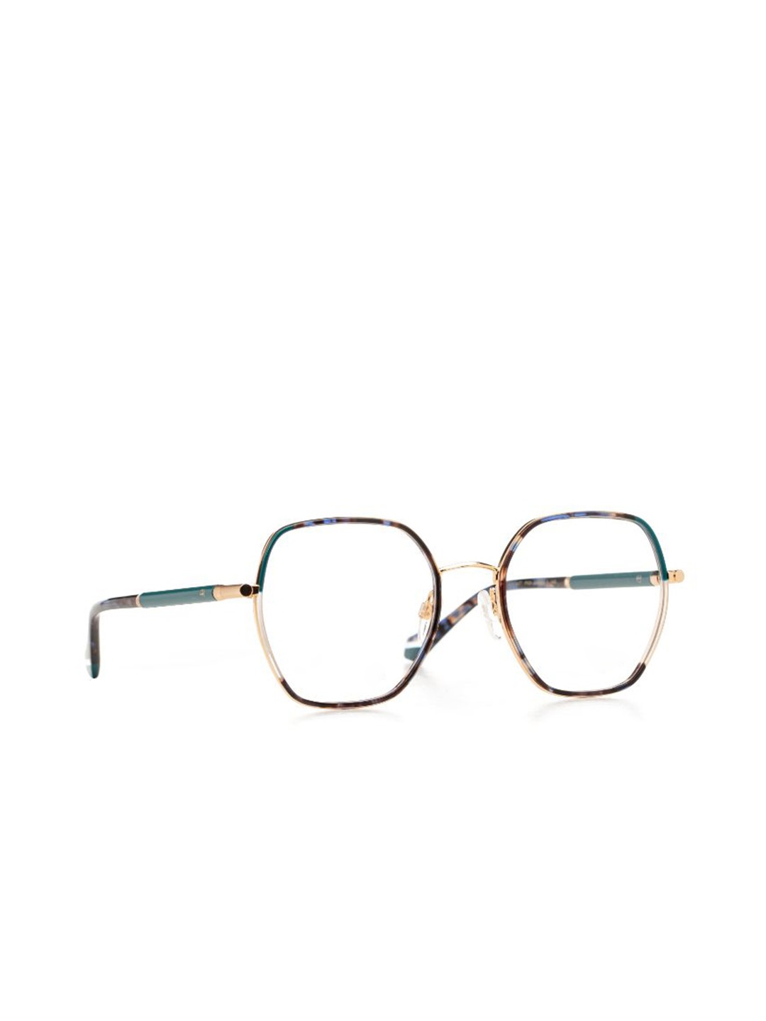 Ana Hickmann Women Abstract Full Rim Oversized Frames, White