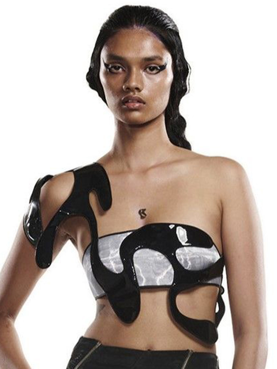 

BLONI Women Full Coverage Strapless Lightly Padded Bralette Bra, Black