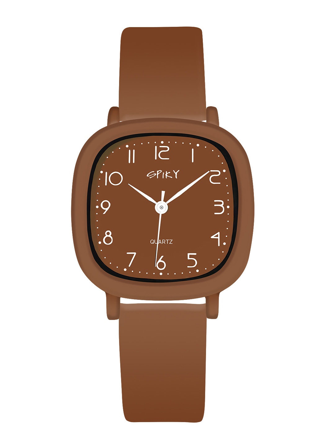 

Spiky Kids Square Dial Analogue Watch SPKEVA19_BRN, Brown