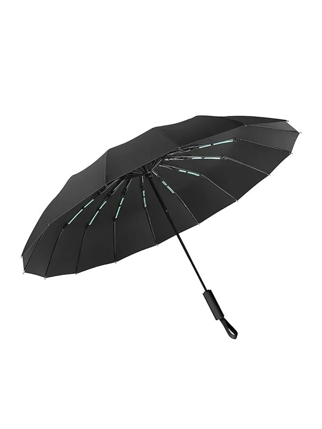

HOUSE OF QUIRK Windproof Automatic 2 Fold Umbrella, Black