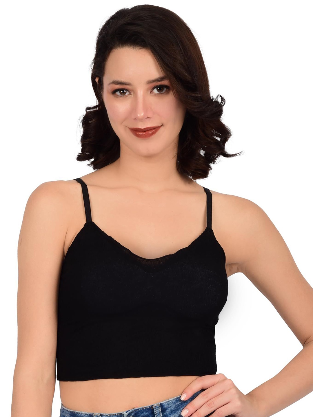 

bare dezire Cotton Full Coverage Lightly Padded Bra, Black