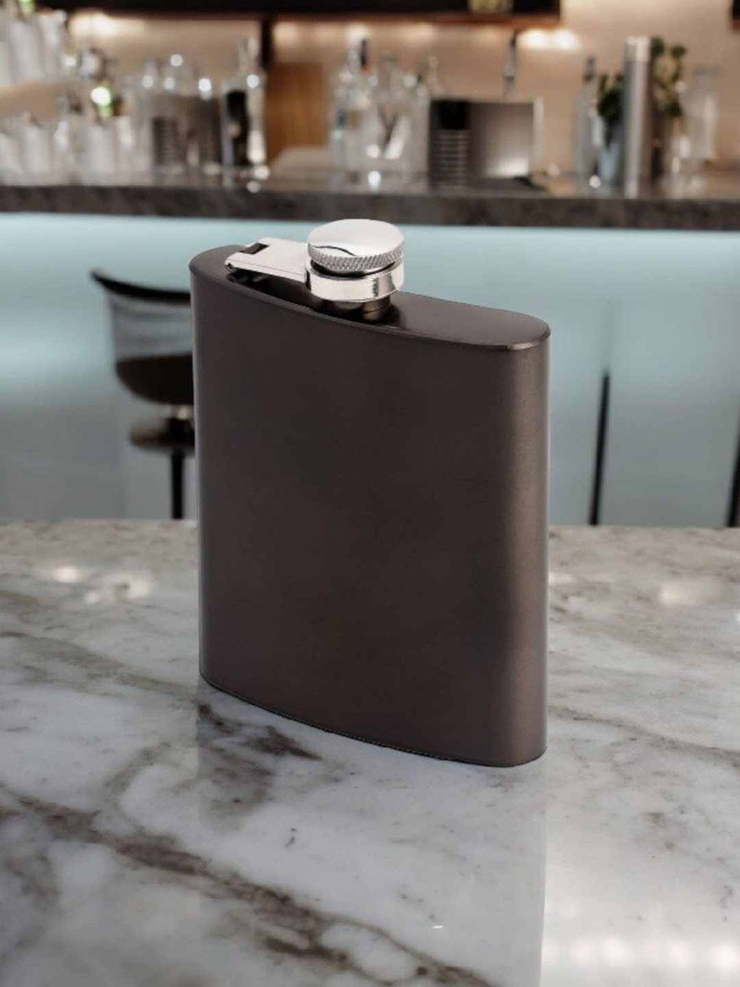 

FNS Black Stainless Steel Hip Flask
