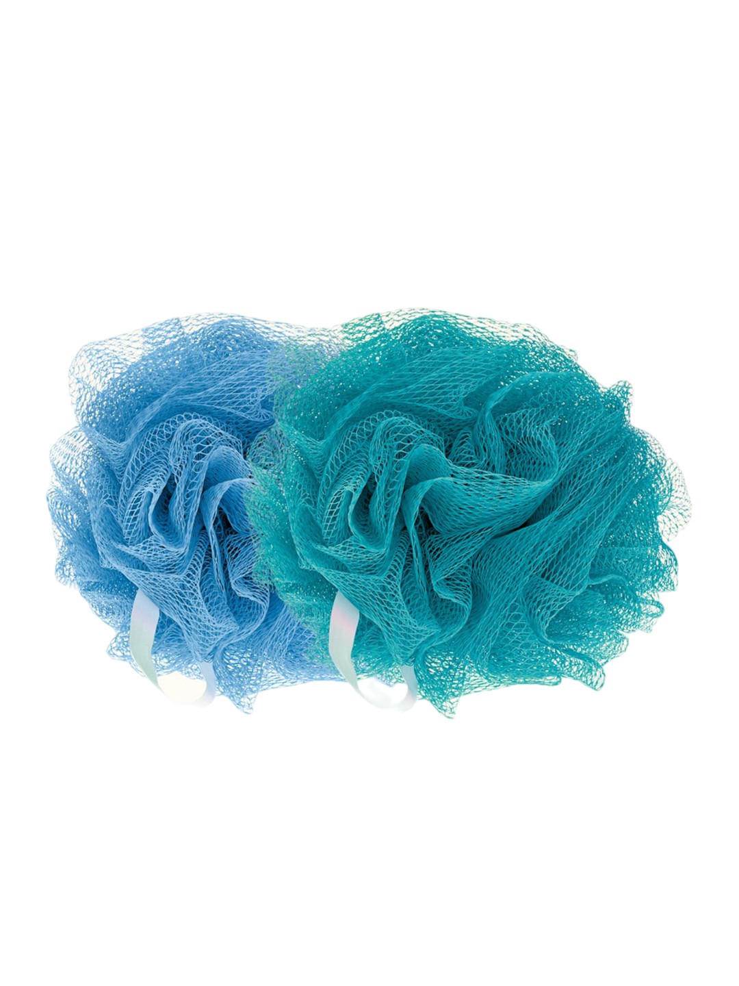 

CareDone Set of 2 Large Bath Loofah Sponge Scrubber Exfoliator for High Lather Cleansing, Blue