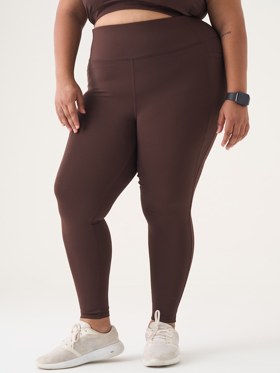 

SPIRIT ANIMAL Ankle-Length Tights, Brown