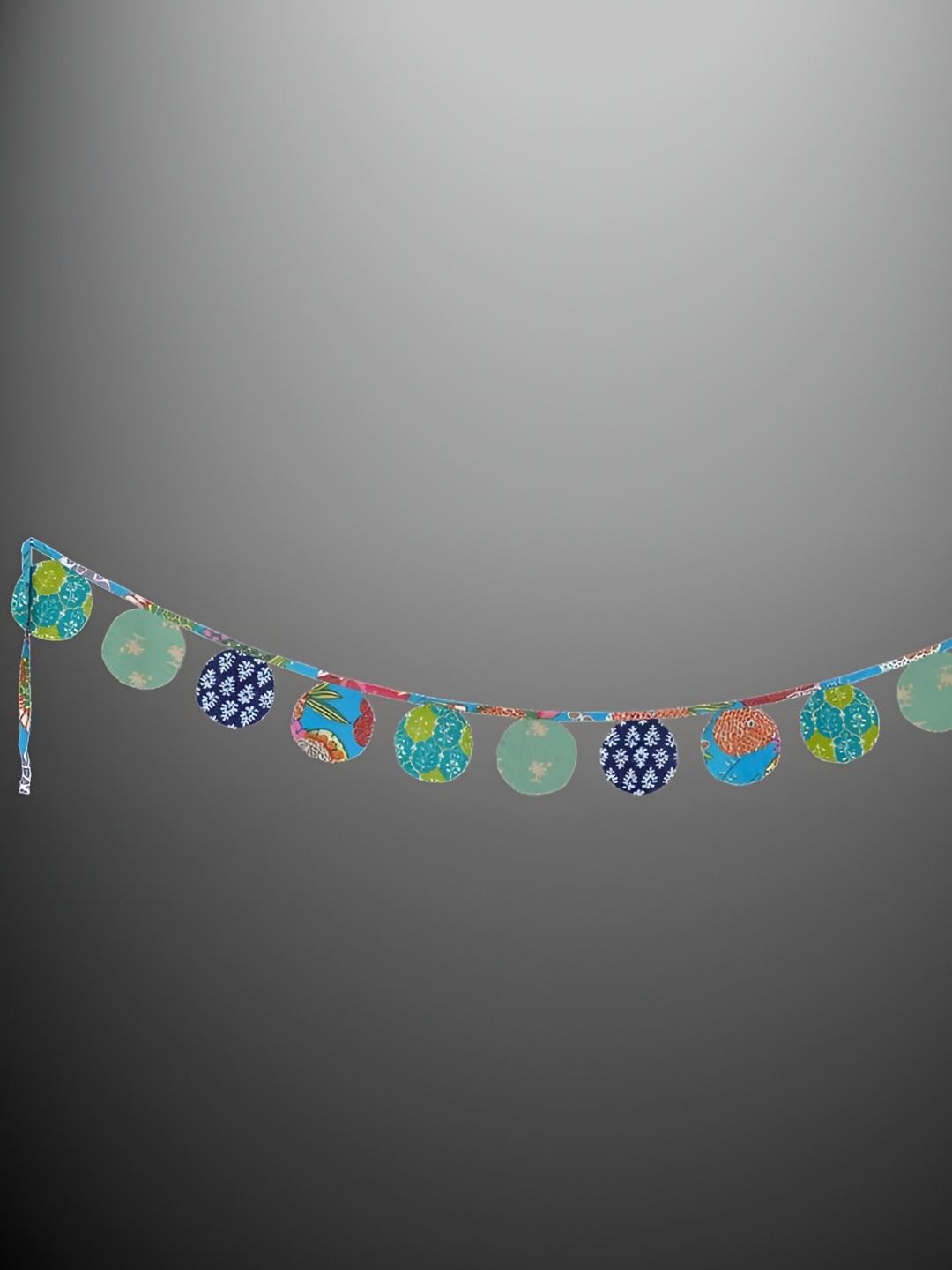 

HANDICRAFT PALACE Blue & Green Printed Pure Cotton Wall Decor