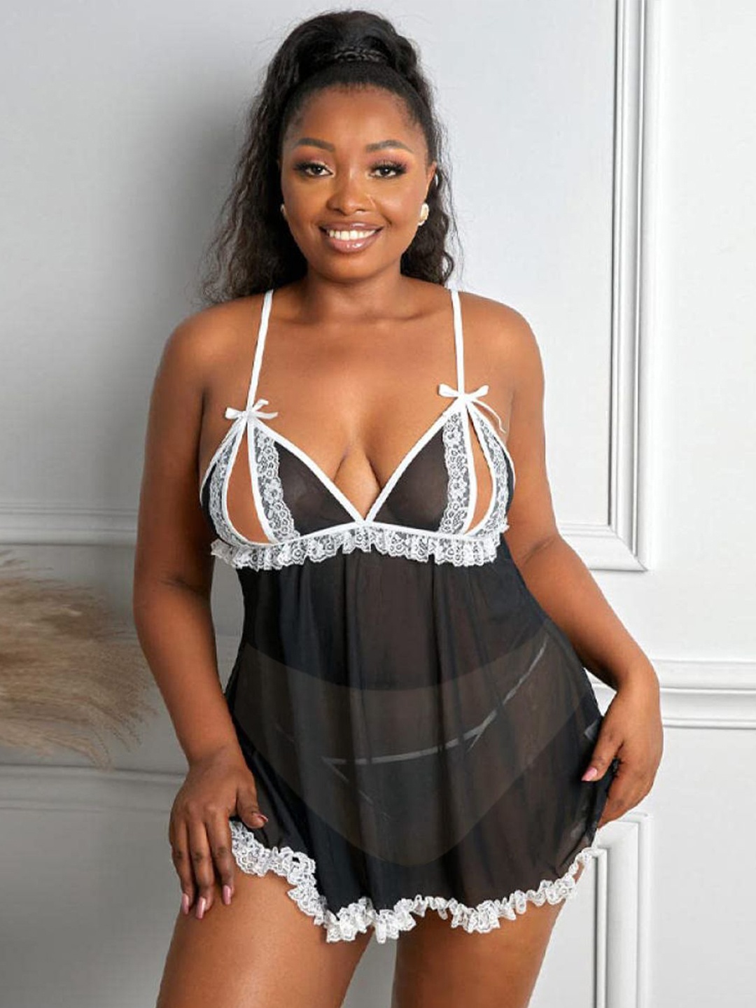 

FIMBUL Net Baby Doll, Black