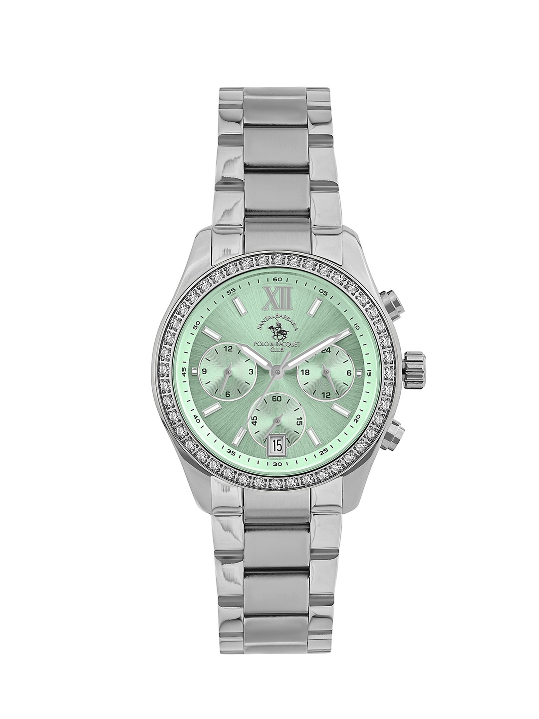 

SANTA BARBARA POLO & RACQUET CLUB Women Round Dial Quartz Watch SB.1.10579-1, Sea green