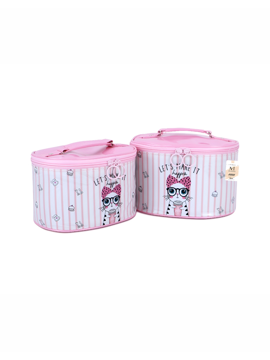 

NFI essentials Pink 2 Pieces Regular Makeup Organiser