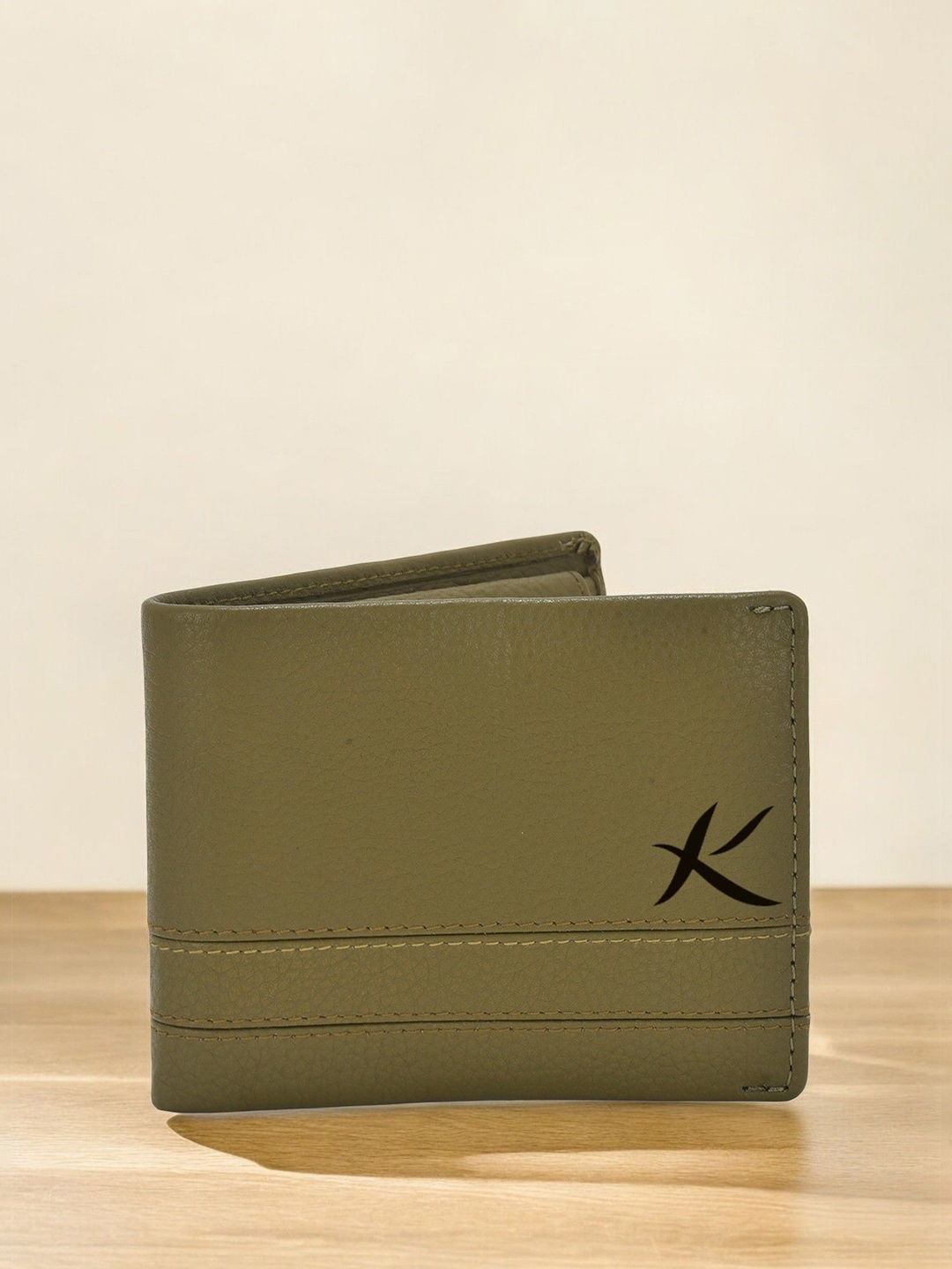 

Kastner Men Leather Two Fold Wallet, Green