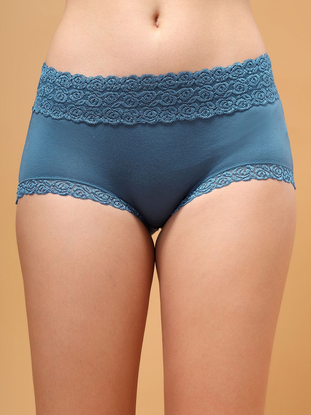 

BRACHY Mid rise Boy Shorts Full Coverage Briefs, Teal
