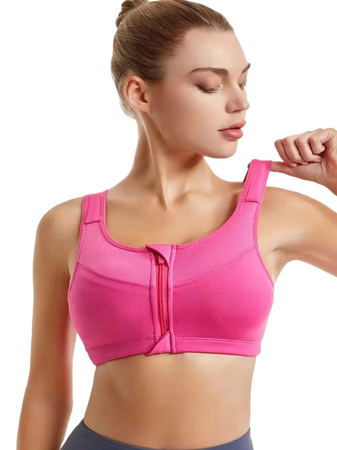 

Bella Voste Workout Full Coverage Bra, Pink