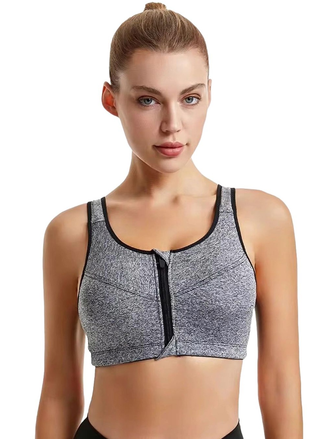 

Bella Voste Women Full Coverage Non-Wired Seamless Lightly Padded T-shirt Bra, Grey