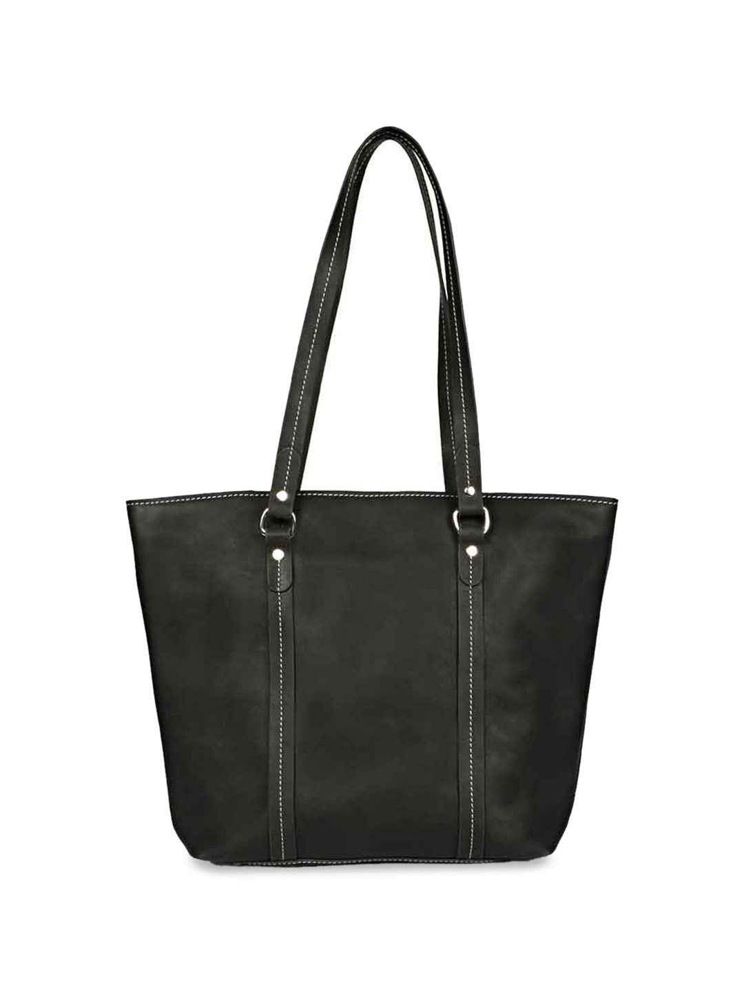 

Saint G Women Solid Leather Structured Shoulder Bag with Quilted, Black