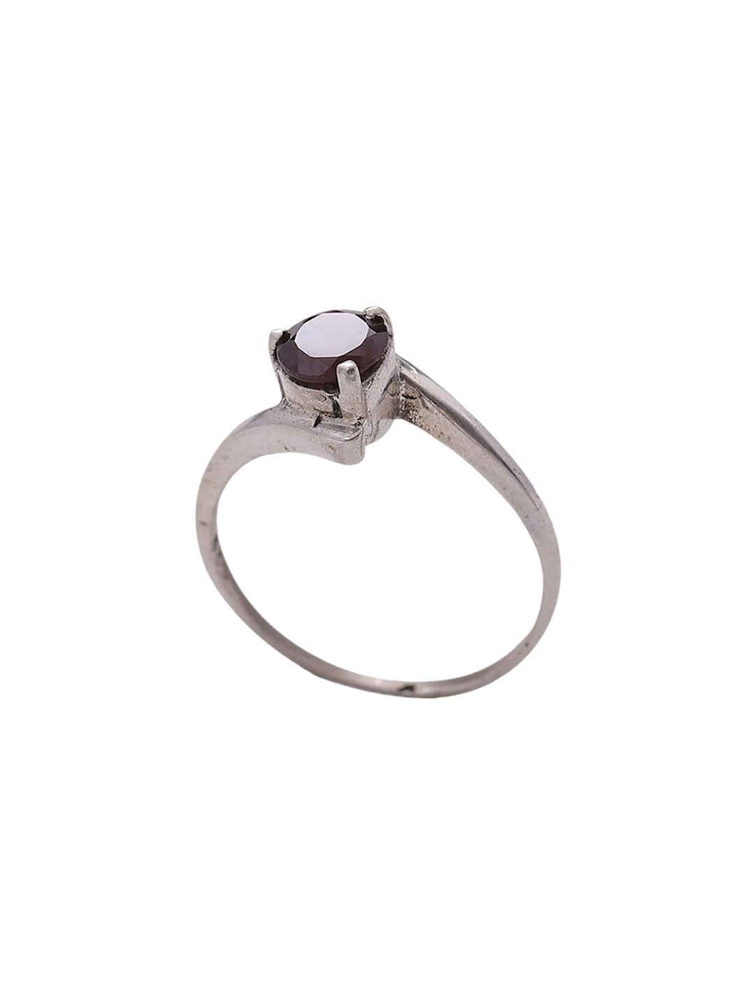 

Exotic India Smoky Quartz Gemstone Small Sterling Silver Ring