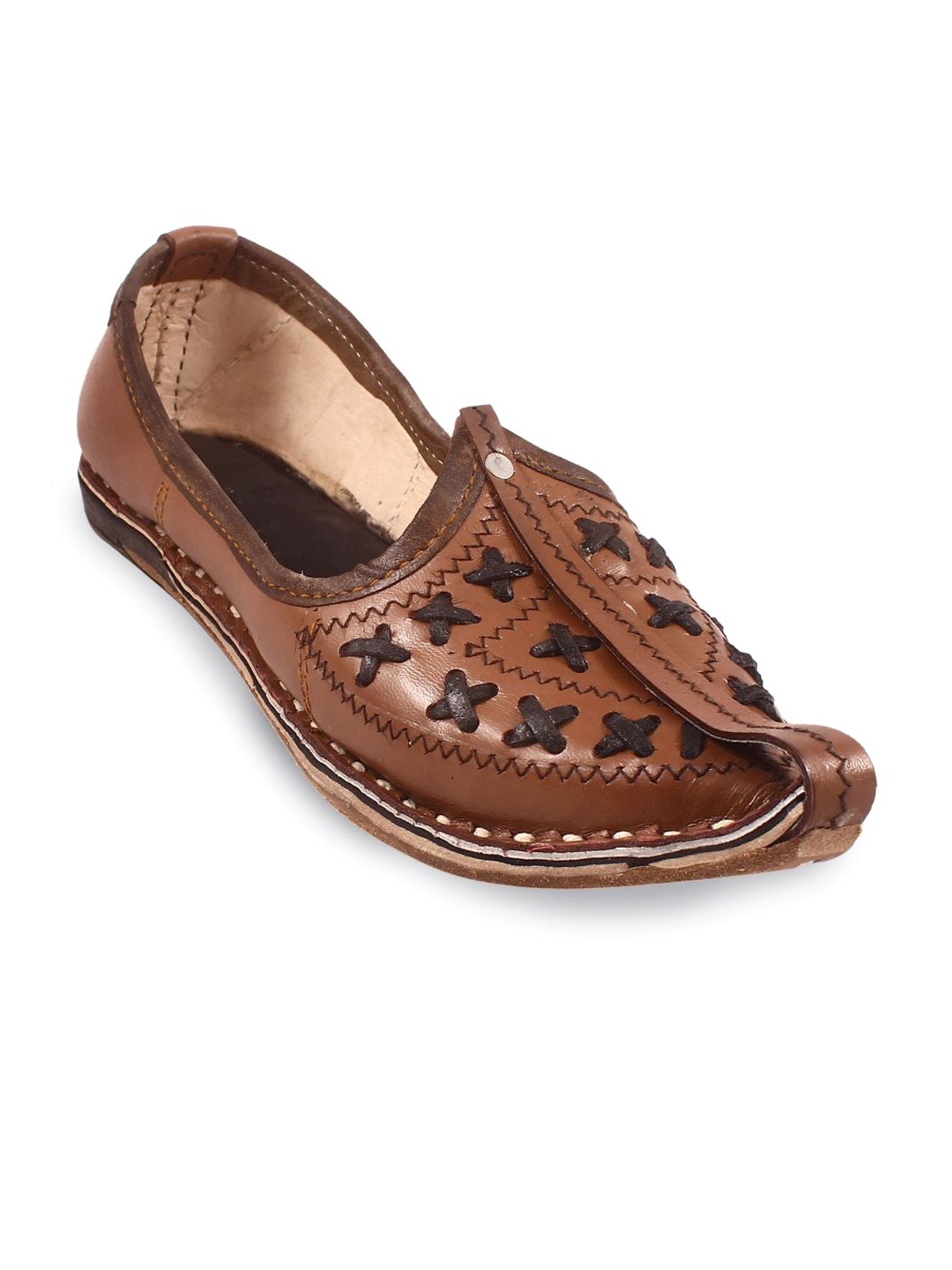 

Apratim Men Slip-On Ballerinas with Tassels Flats, Brown