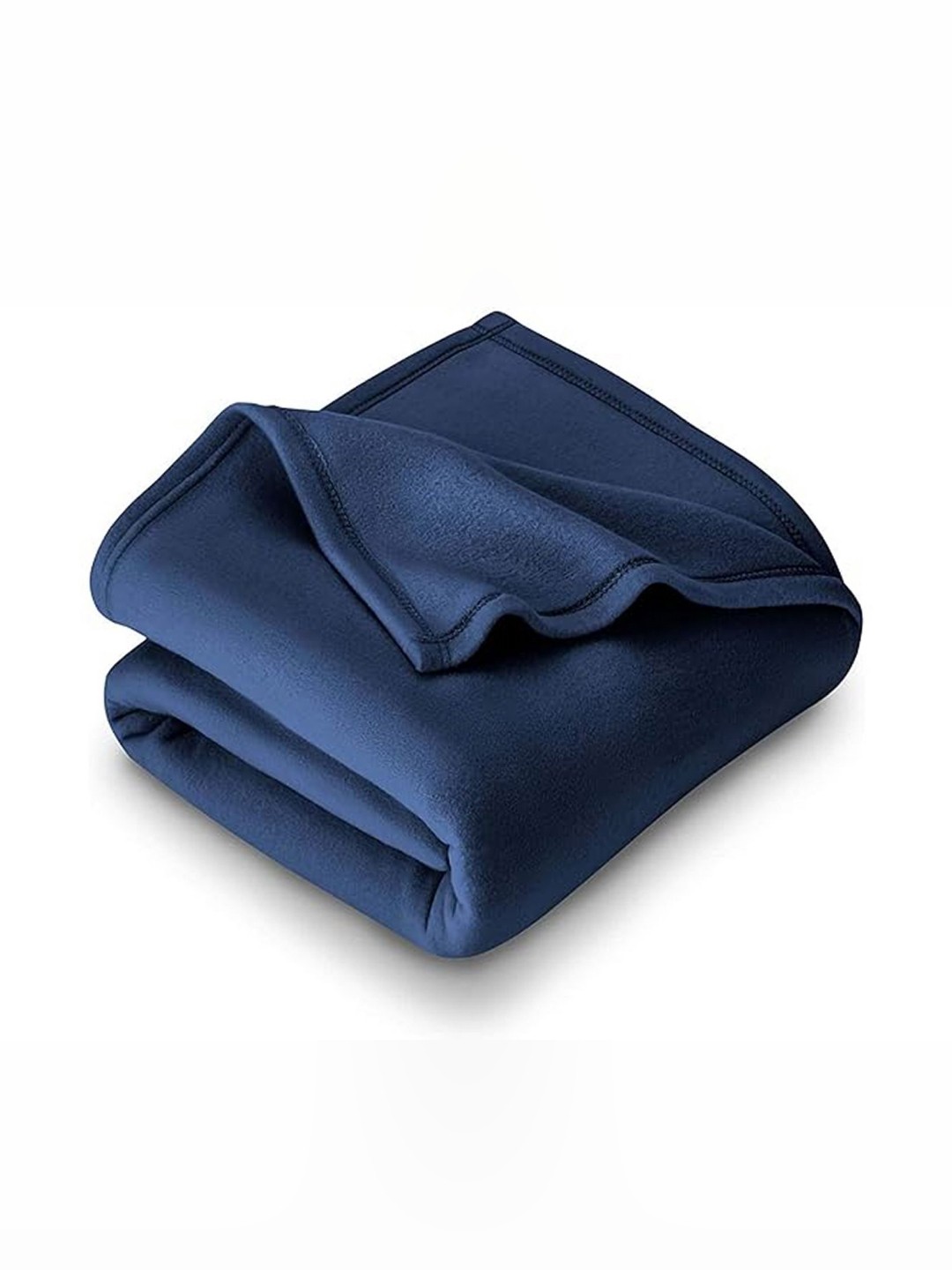 

THE little BIG STORE Navy Blue Mild Winter 300 GSM Single Bed Blanket