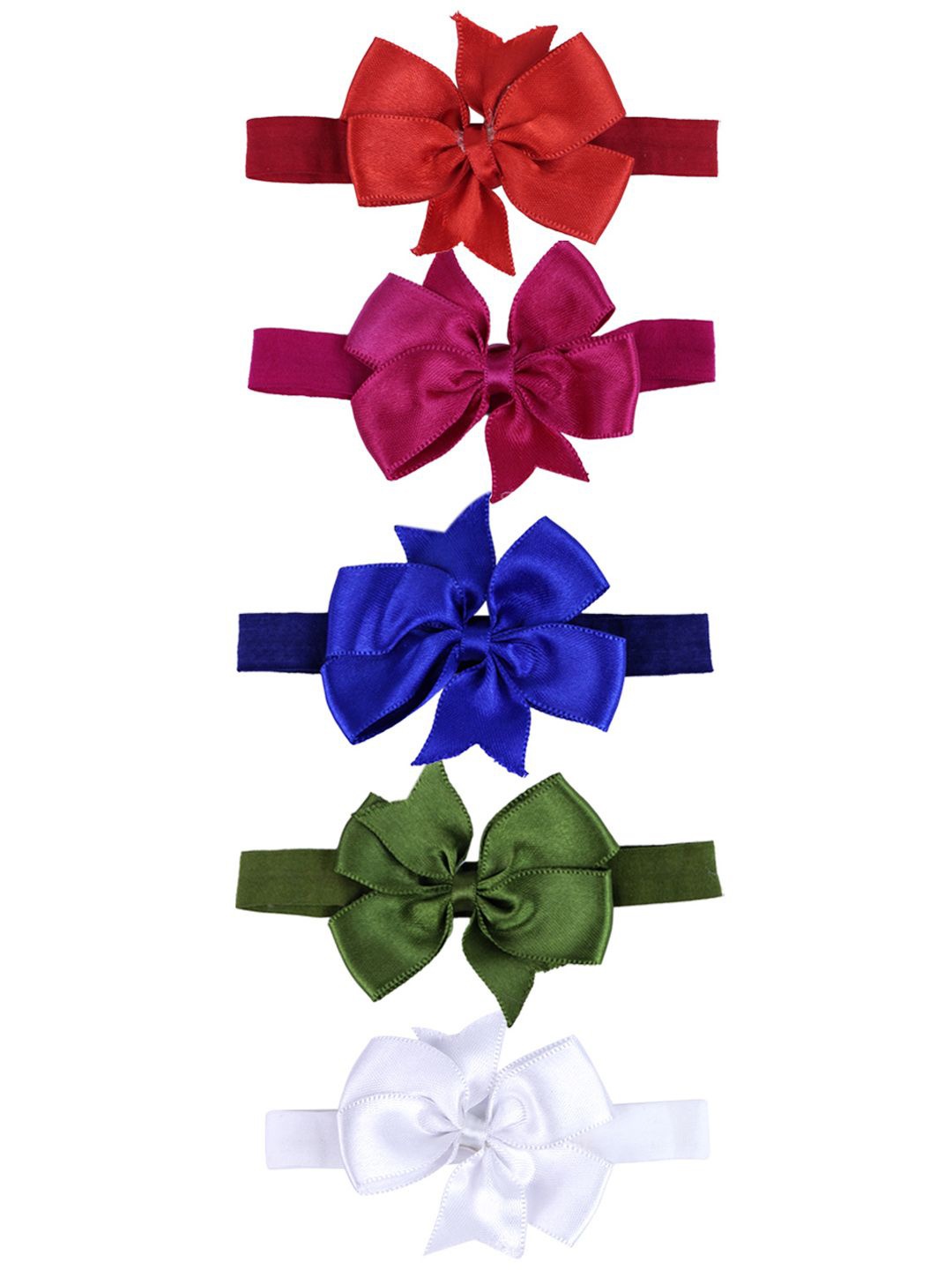 

Softwrap Girls Set Of 5 Hairband, Blue