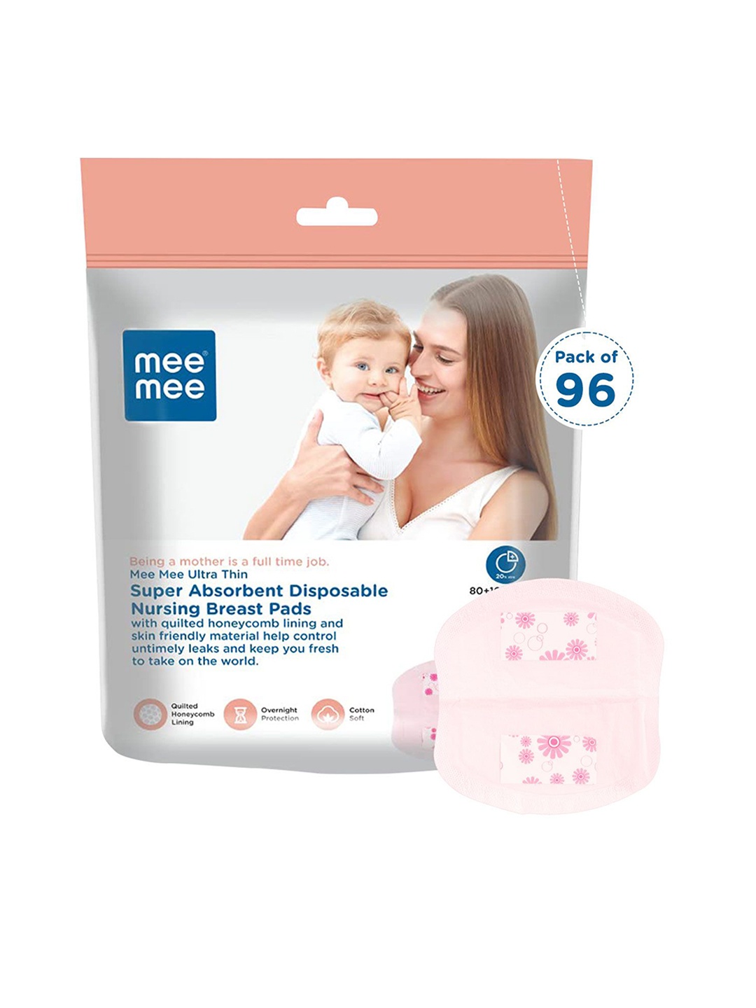

MeeMee Pack of 96 All Day Comfort Stick-On Lingerie accessories, Pink