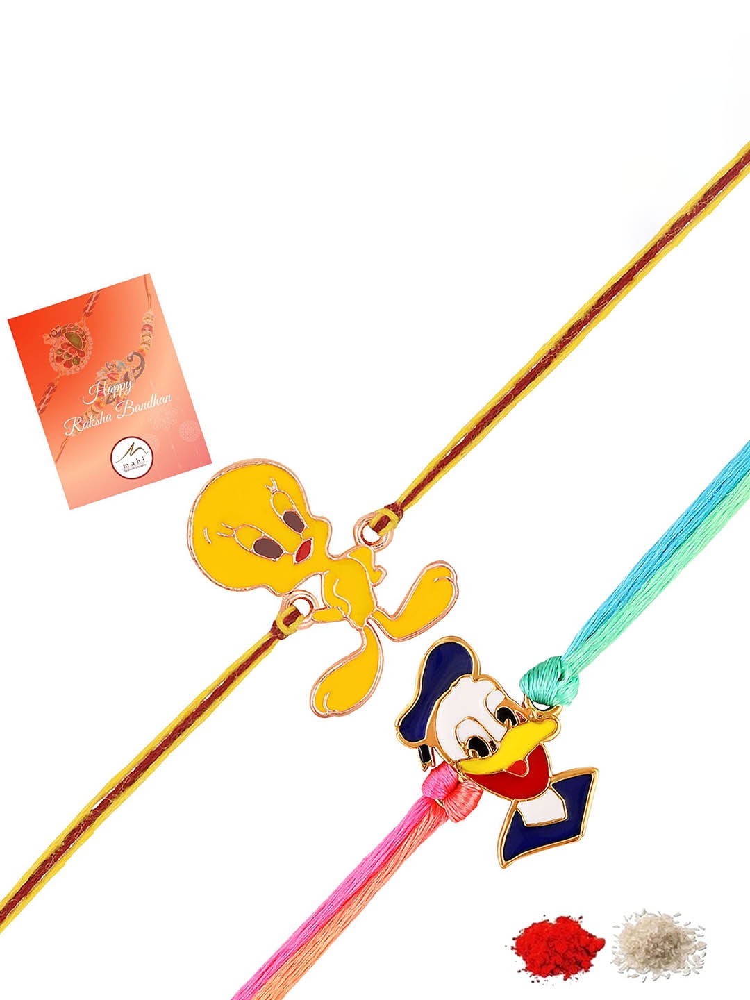 

Mahi Kids Set Of 2 Cartoon Rakhis, Blue