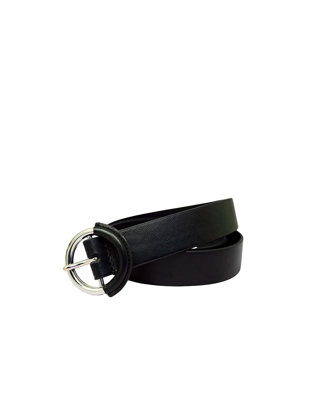 

Belwaba Women Leather Belt, Black