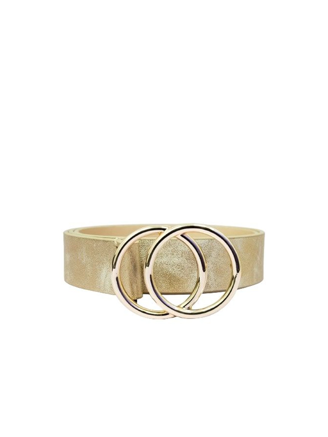 

Belwaba Women Leather Belt, Gold