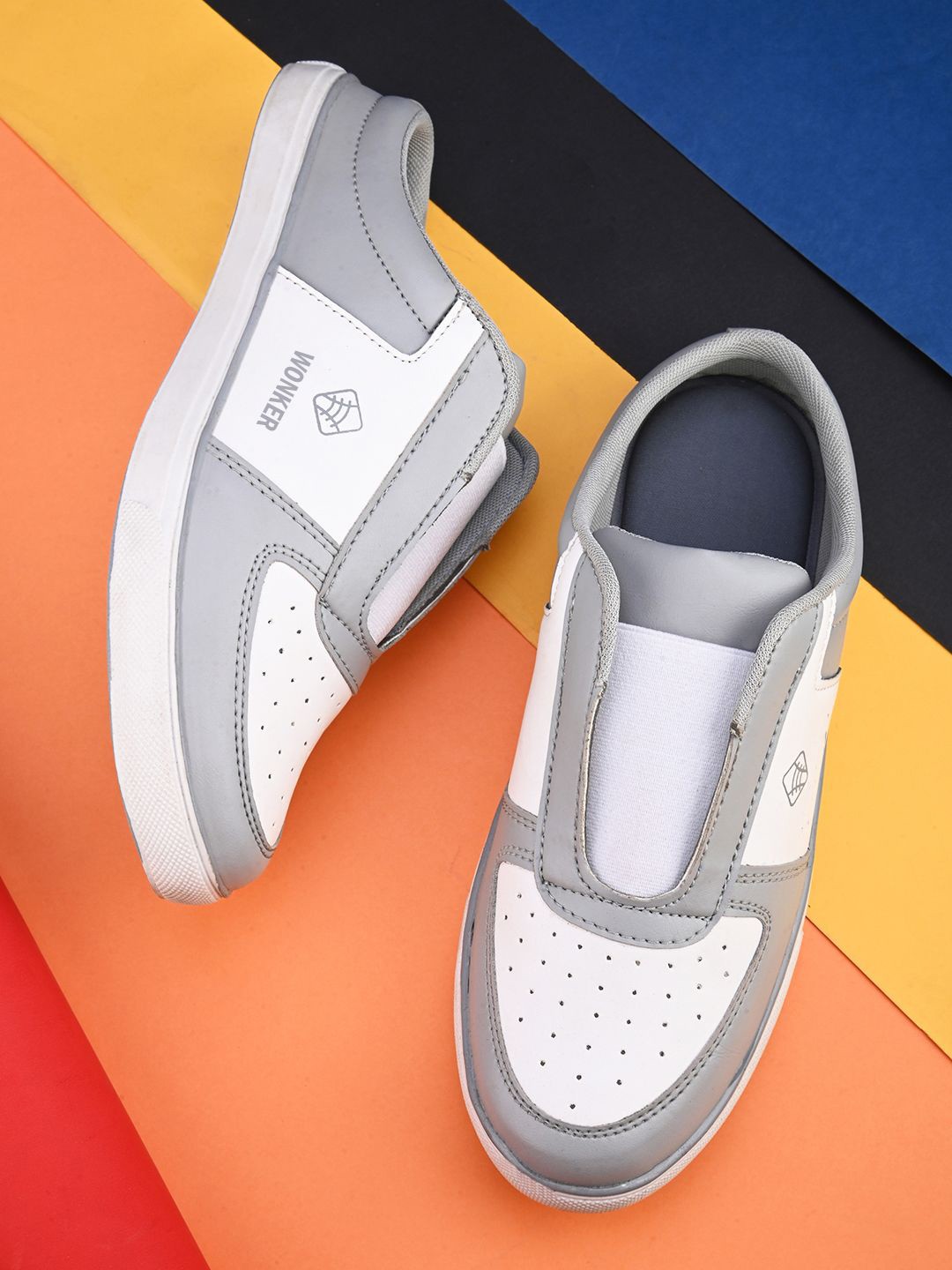 

mr.wonker Men Mules Sneakers, Grey