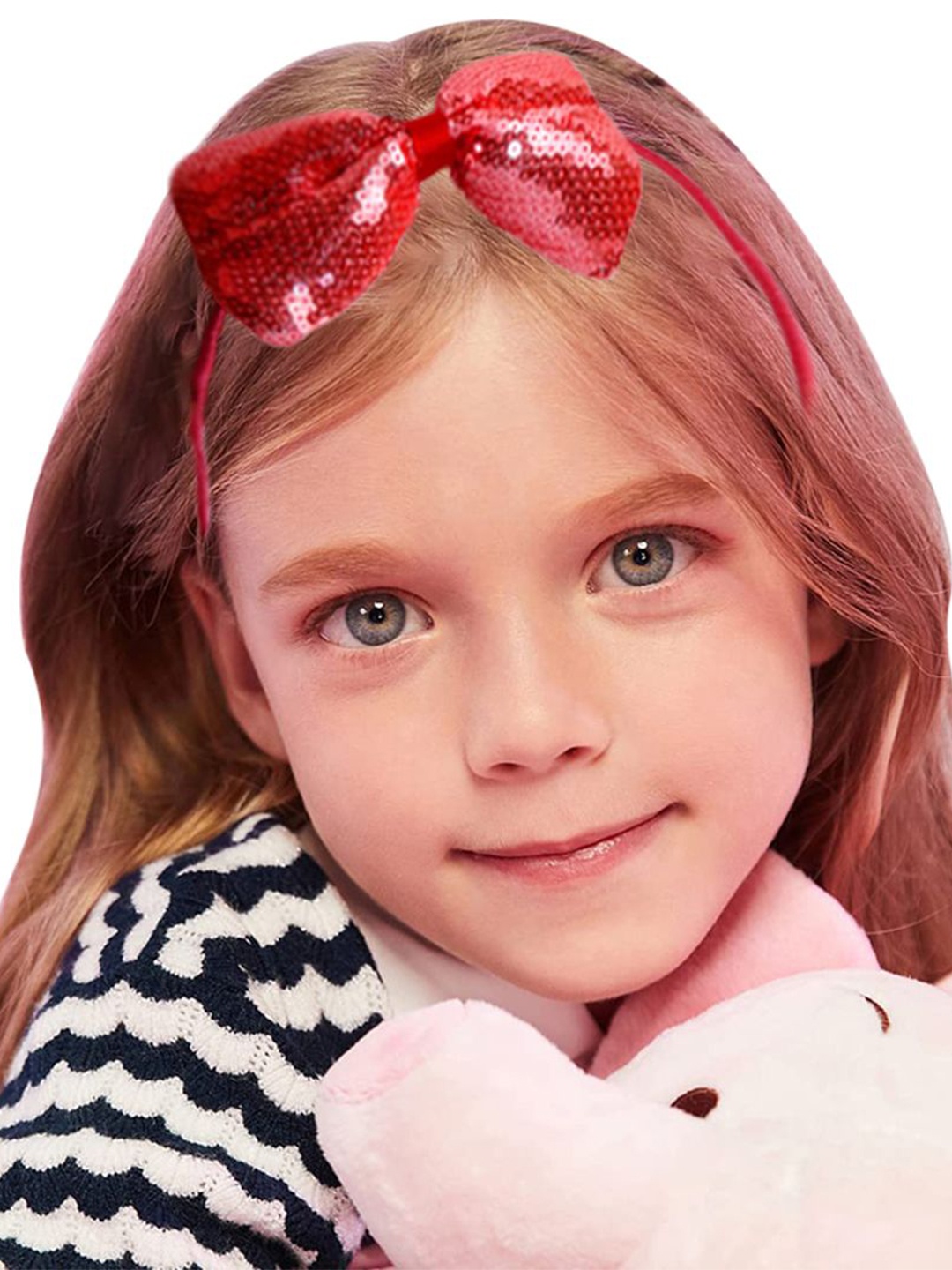 

Softwrap Girls Red Glitter Hairband