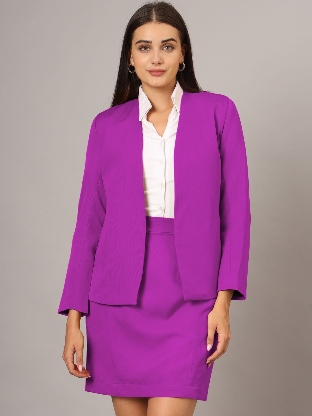 

BRINNS Blazer & Skirt Co-Ord Set, Purple