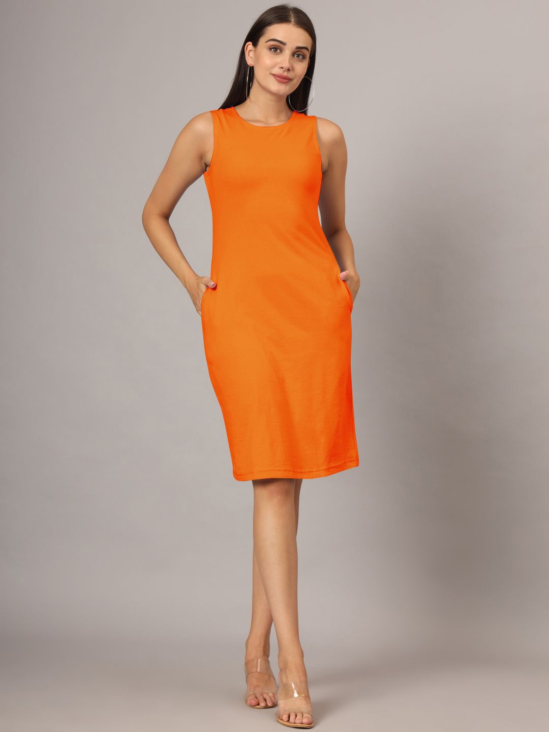 

BRINNS Sheath Dress, Orange