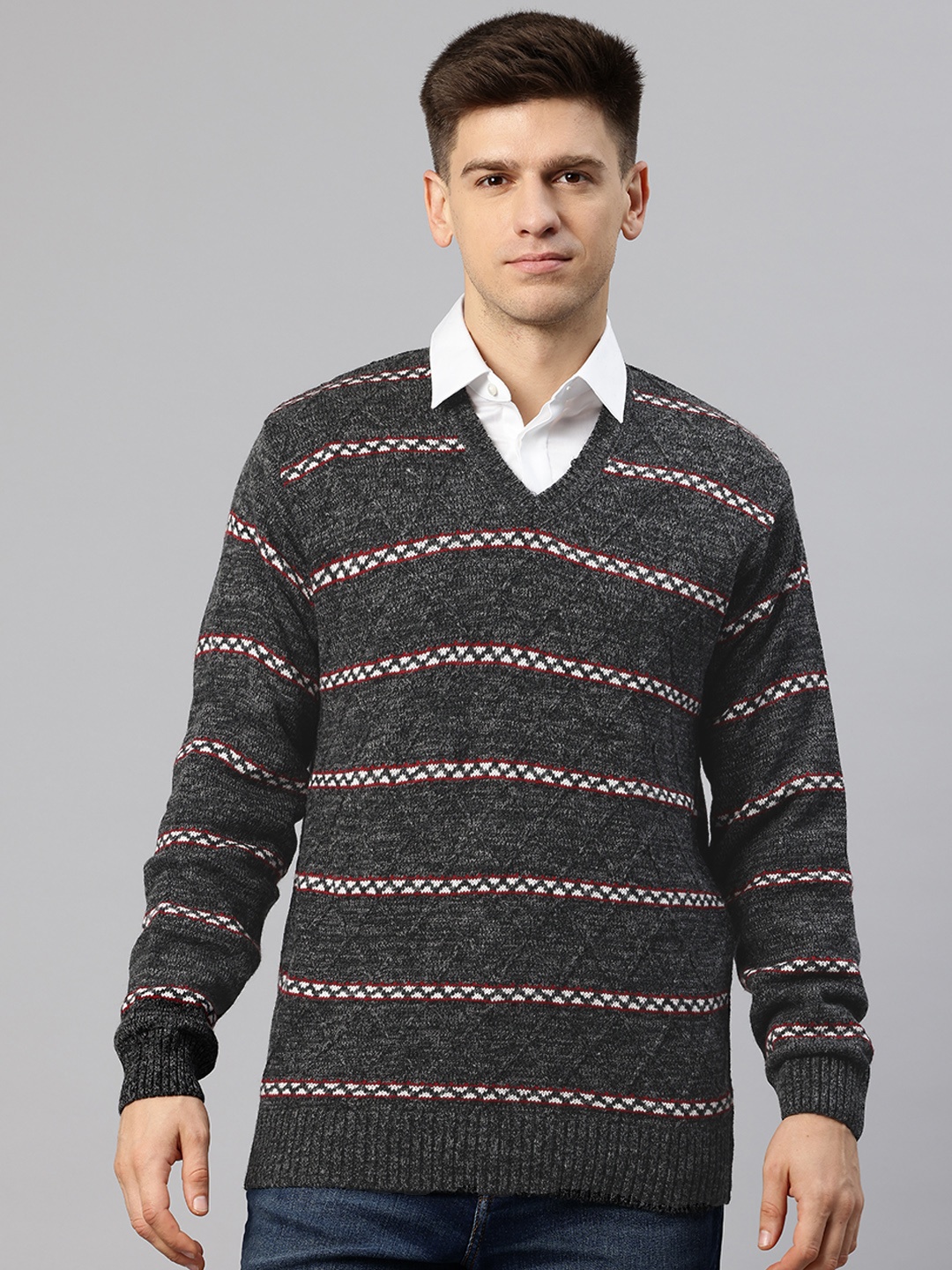 

Pierre Carlo Men's Sweater, Grey