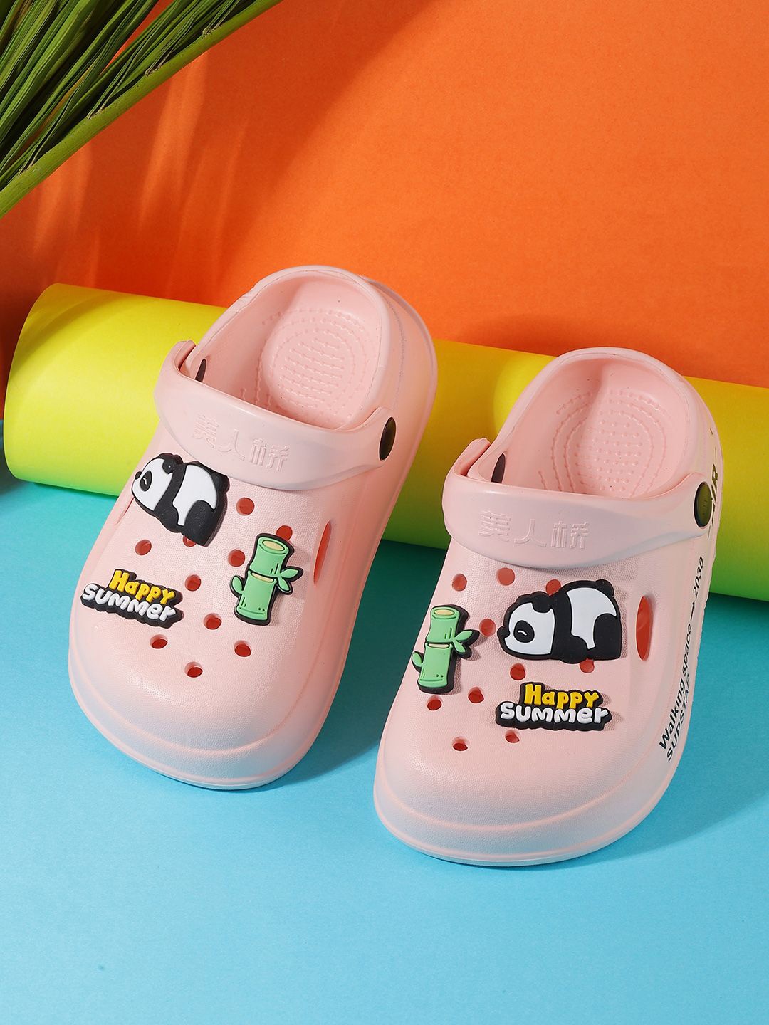 

PASSION PETALS Girls Printed clogs, Pink