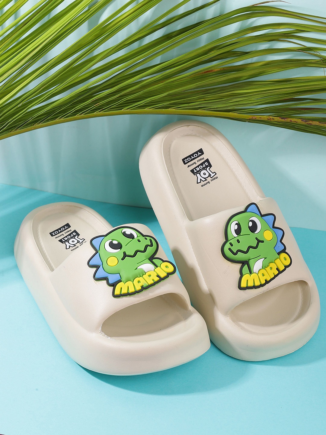 

PASSION PETALS Unisex Kids Printed Flip Flop, Grey