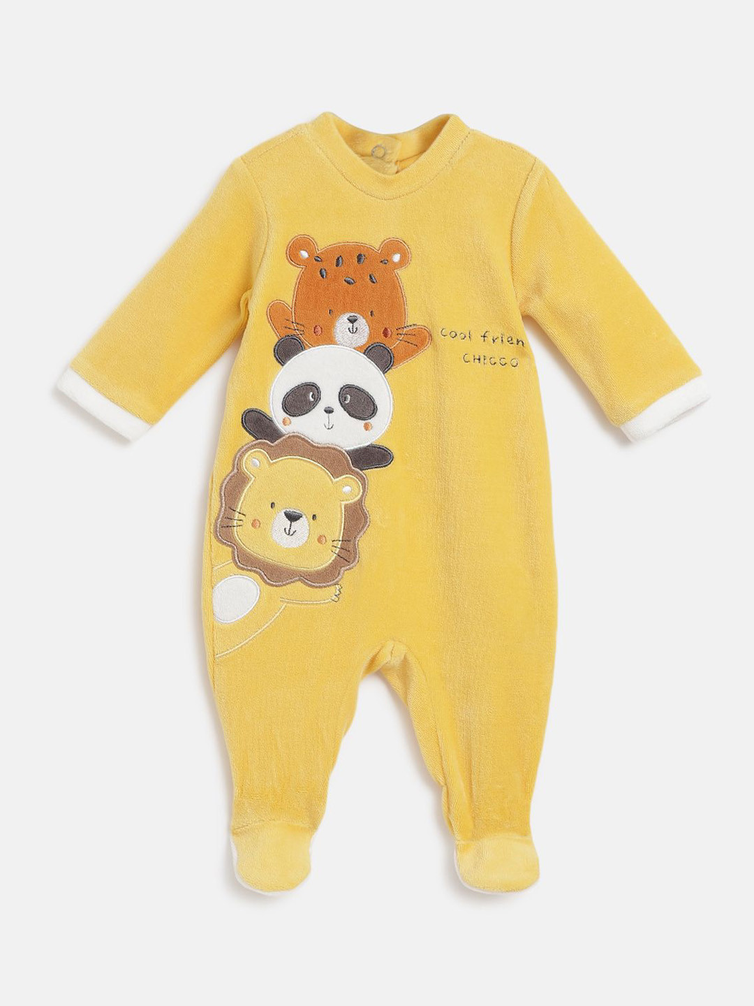 

Chicco Unisex Kids Embroidered Sleepsuit, Yellow